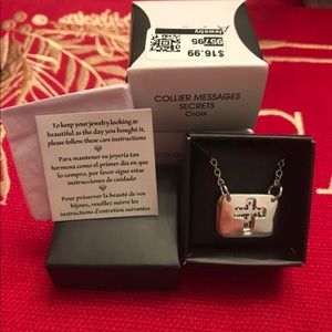 Avon Hidden Messages Necklace Cross